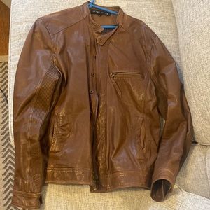 Vintage leather jacket worn once for an epic Halloween costume!